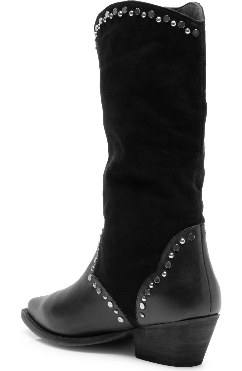 Free People Jackson Studded Western Bootie, Alternate, color,