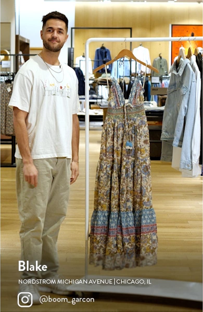 Real Love Print Maxi Dress, sales video thumbnail