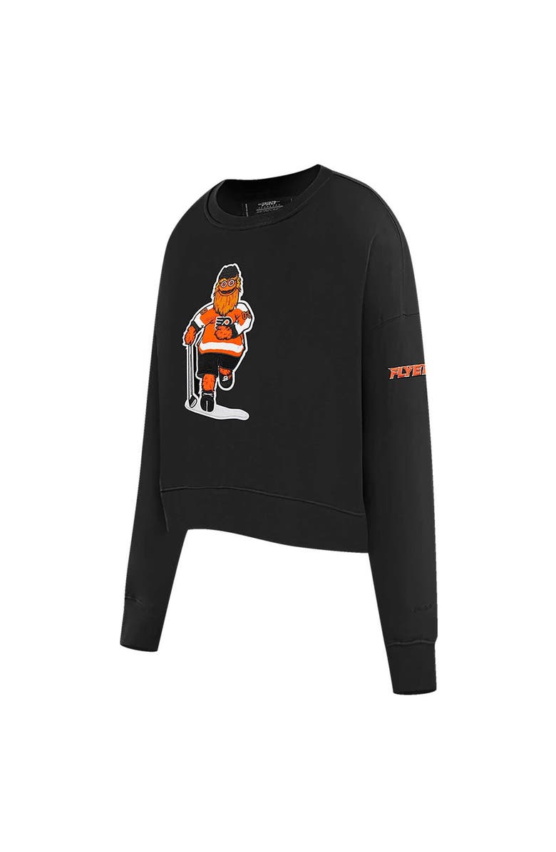 PRO STANDARD Women's Pro Standard Black Philadelphia Flyers Mascot Crewneck Pullover Sweatshirt, Alternate, color, 