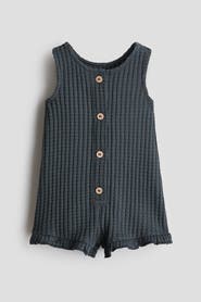 H&M Waffle-knit Romper Suit