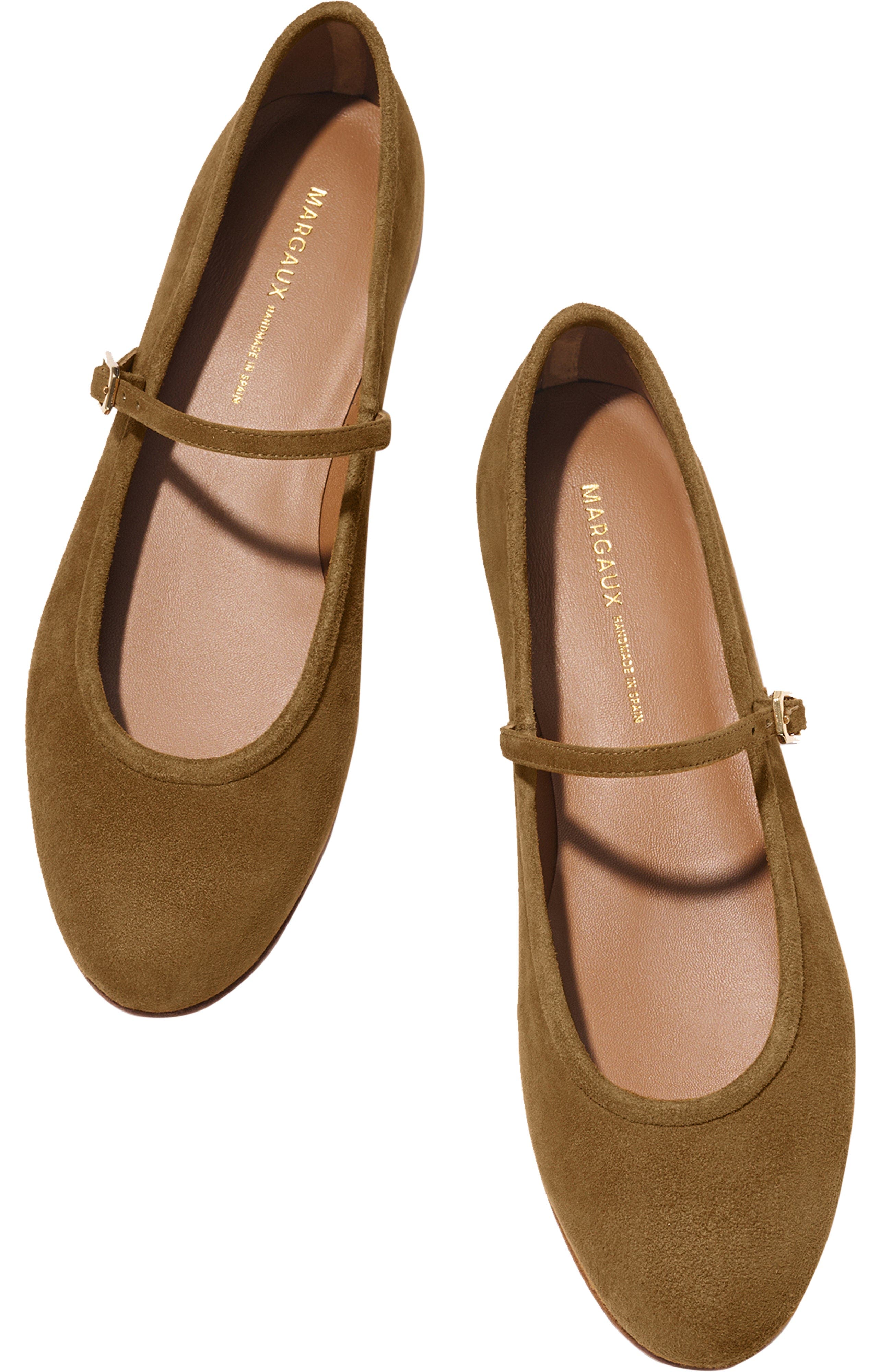 The Demi Jane Flat, Alternate, color, Cedar Suede