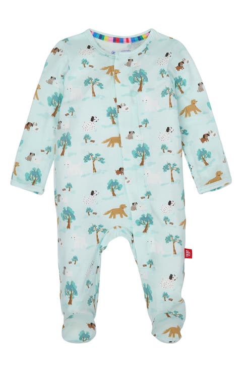 Central Bark Modal Blend Footie (Baby)