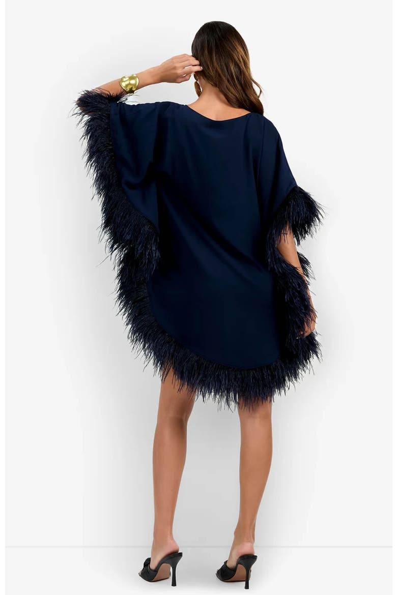 Mini Neena Essentials Caftan Dress, Alternate, color, Indigo