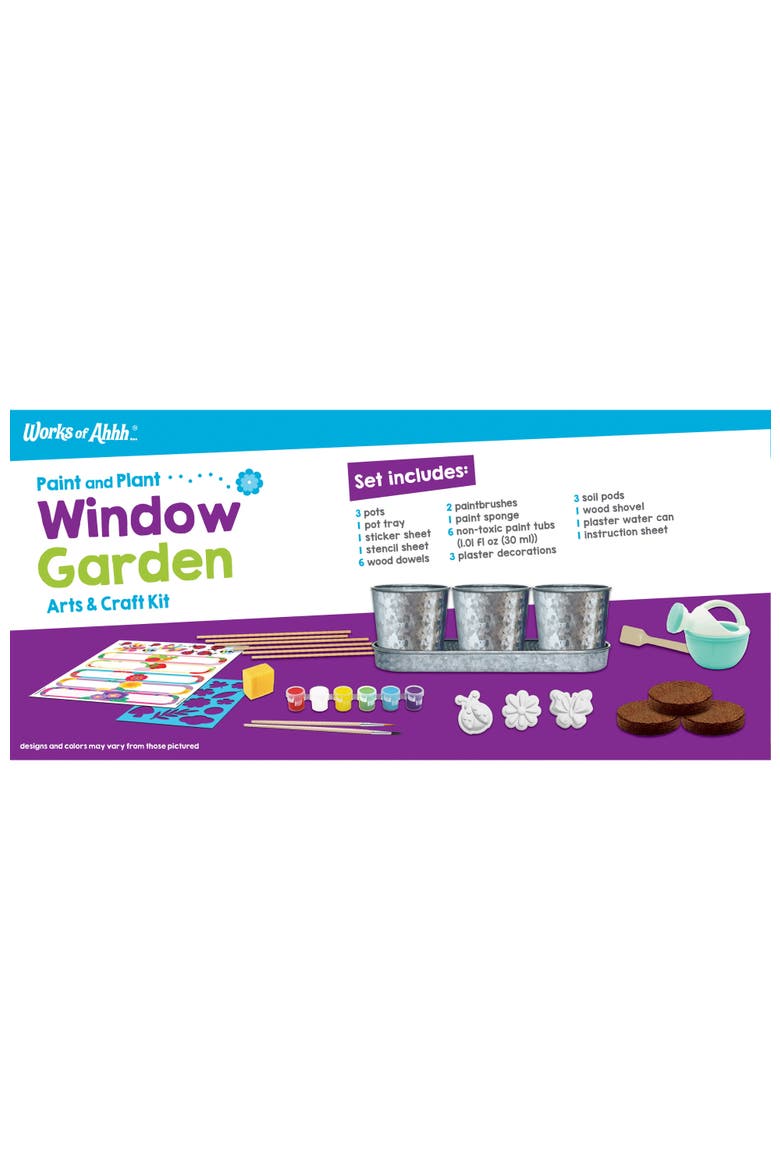 Window Garden Arts & Craft Kit, Alternate, color, Multicolor