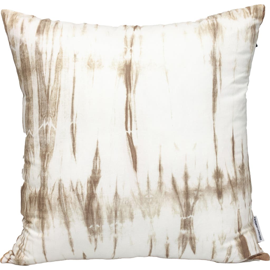 Parkland Collection Marble Throw Pillow In White