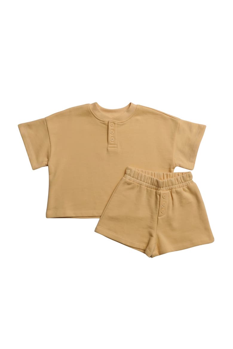 Arden Short Set, Main, color, Yellow