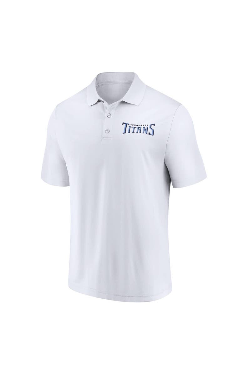 FANATICS Men's Fanatics White Tennessee Titans Lockup Polo, Alternate, color,