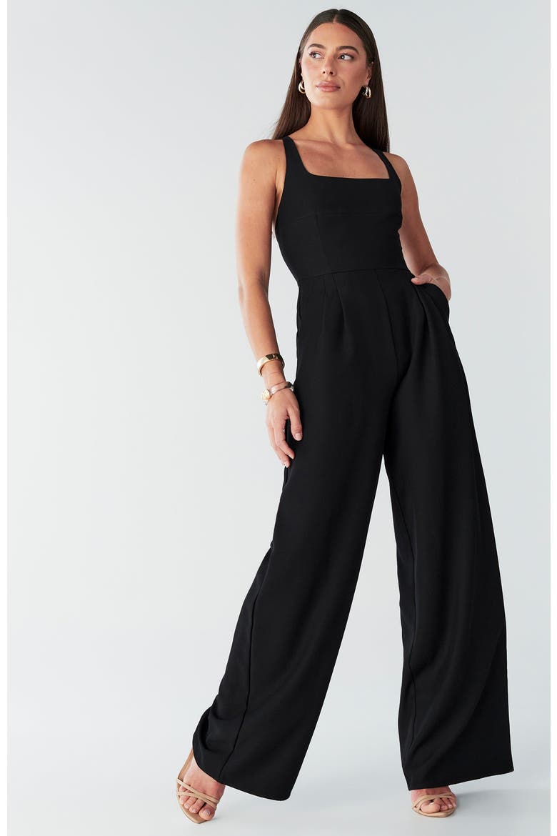 Cherie Jumpsuit, Alternate, color, Black