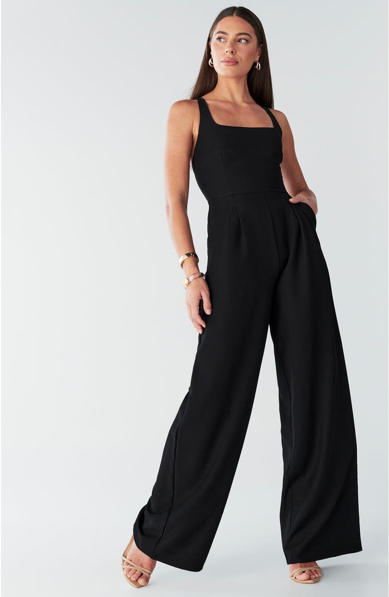 BWLDR Cherie Jumpsuit, Alternate, color, Black