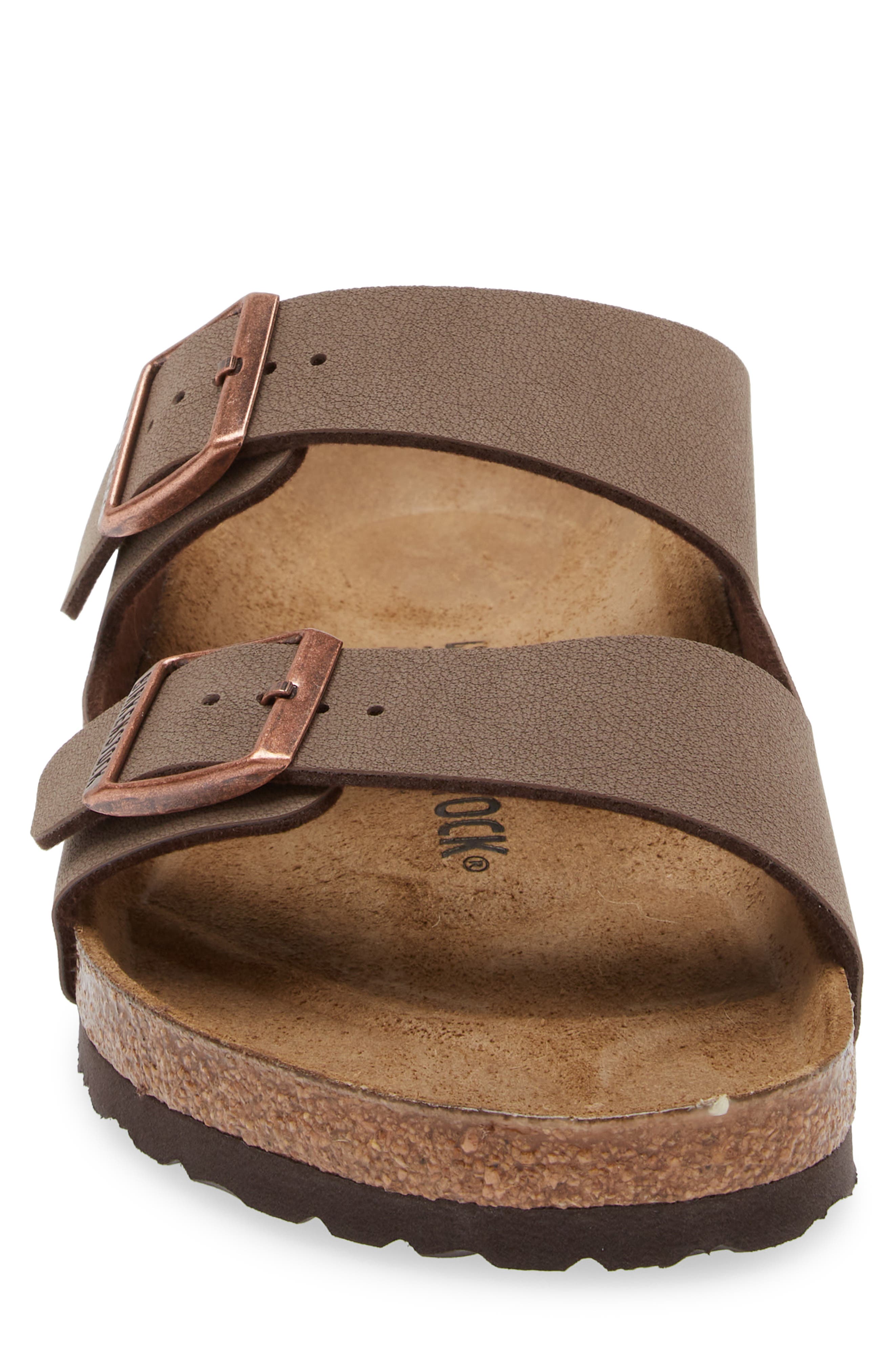 Birkenstock Arizona Slide Sandal, Alternate, color, Mocha