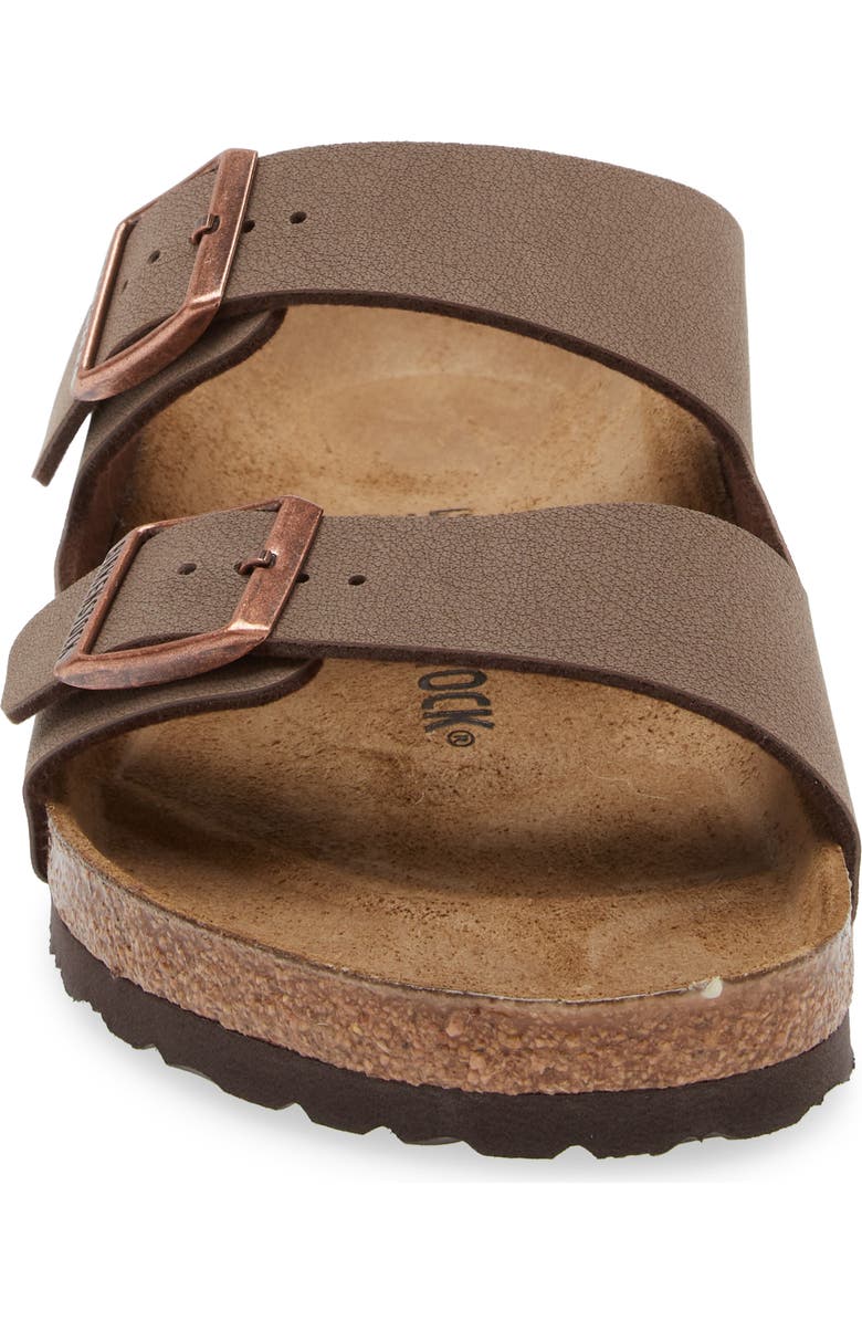 Birkenstock Arizona Slide Sandal, Alternate, color, Mocha