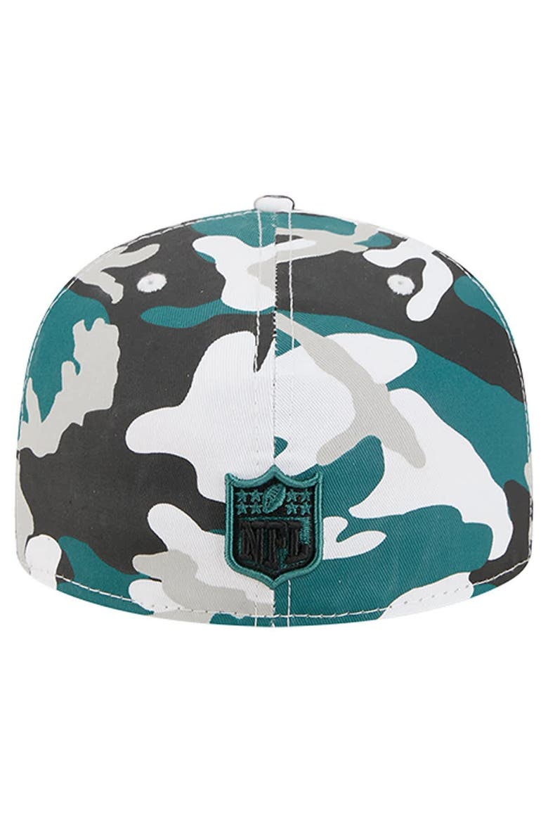 Men's New Era  Midnight Green/Black Philadelphia Eagles 59FIFTY Fitted Hat, Alternate, color, Green
