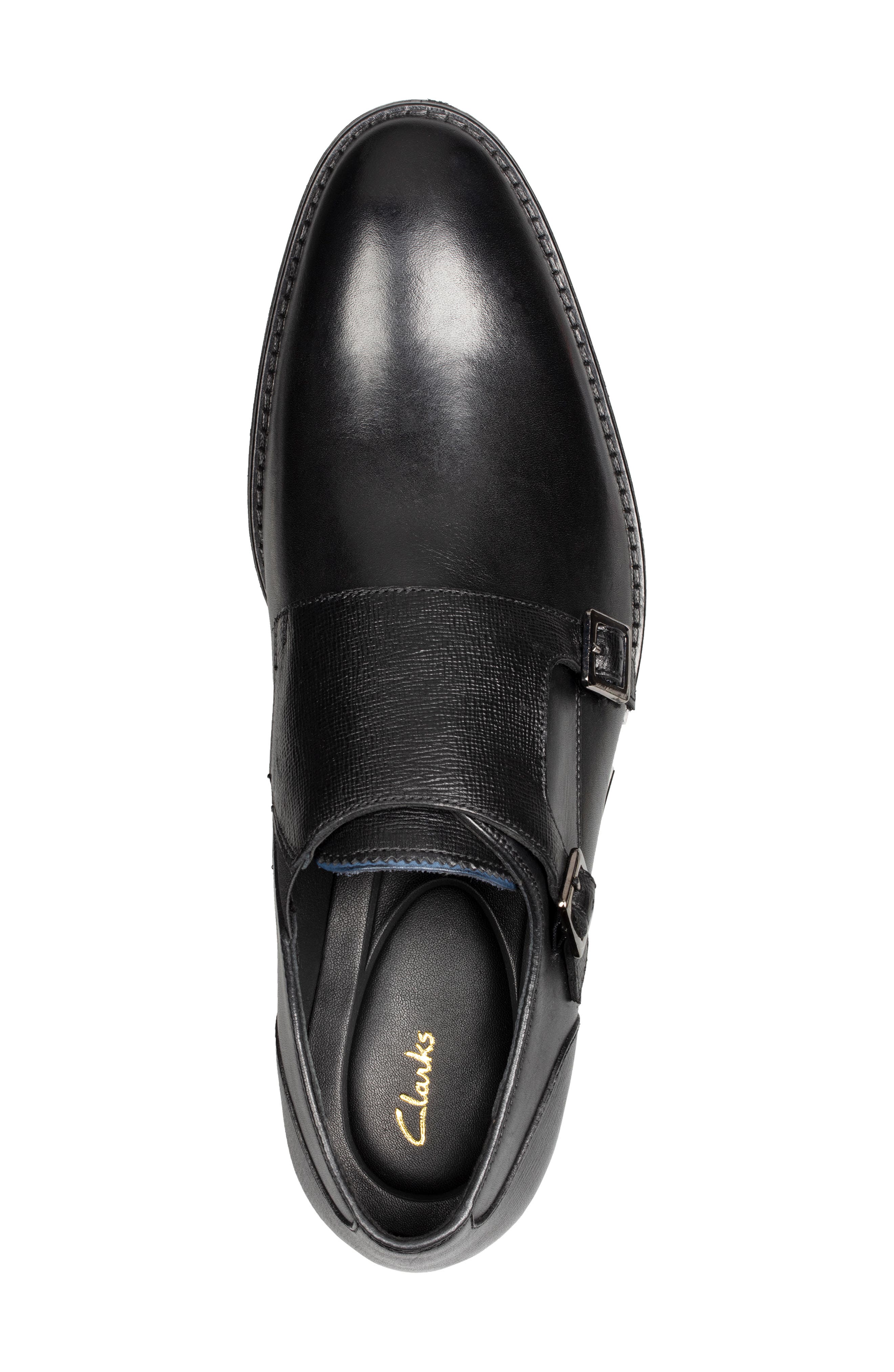 Clarks<sup>®</sup> Citi Stride Double Monk Strap Shoe, Alternate, color, 