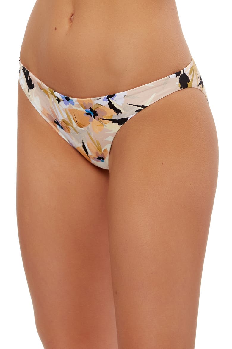 Leah Classic Bikini Bottoms, Alternate, color, BROWN MULTI