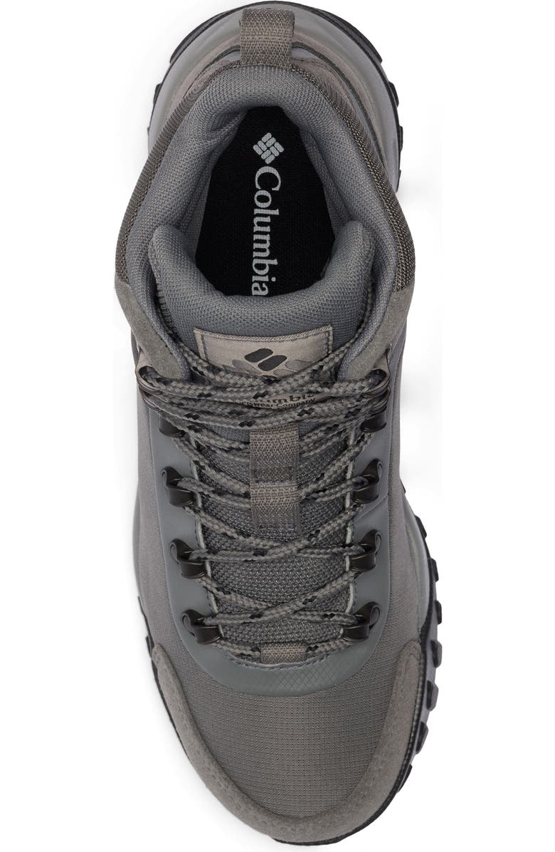 Columbia Burnsider<sup
™</sup
Waterproof Hiking Boot, Alternate, color, Charcoal/ Black