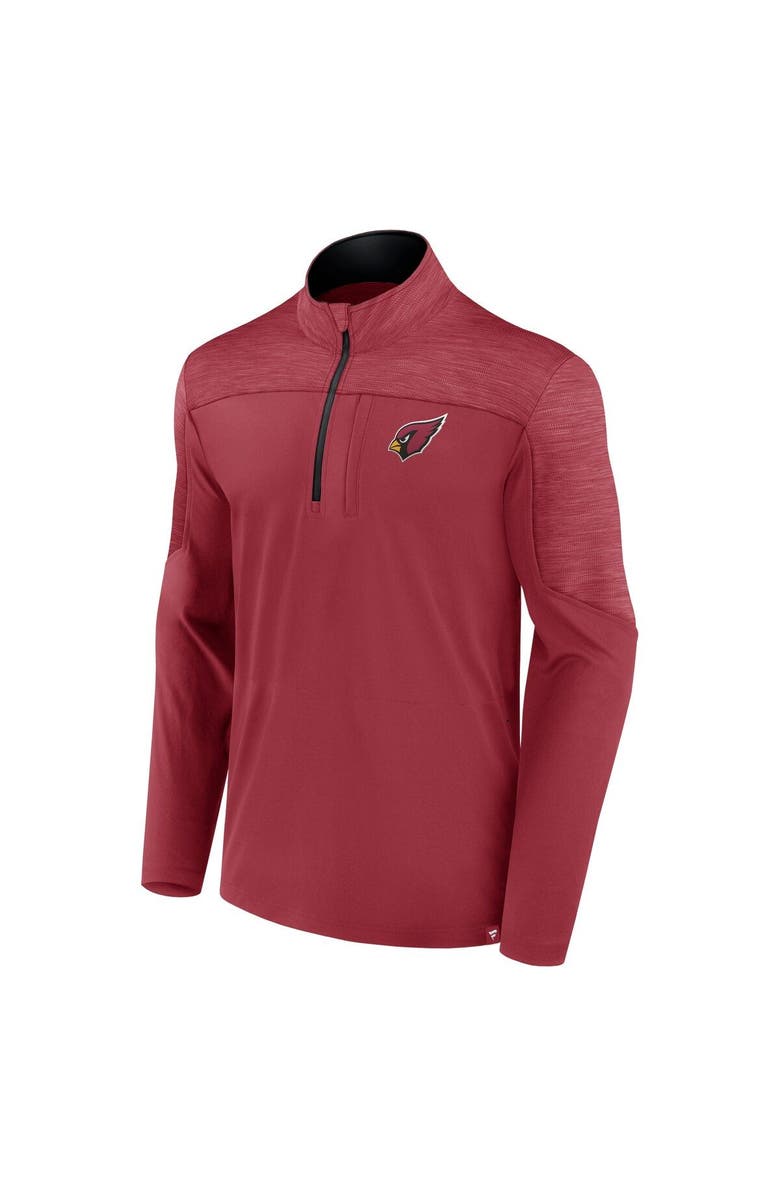 FANATICS Men's Fanatics Branded Cardinal Arizona Cardinals Defender Half-Zip Top, Alternate, color, Cardinal