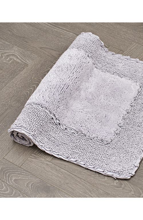 Laura Ashley Ruffle Cotton 2-piece Bath Mat Set