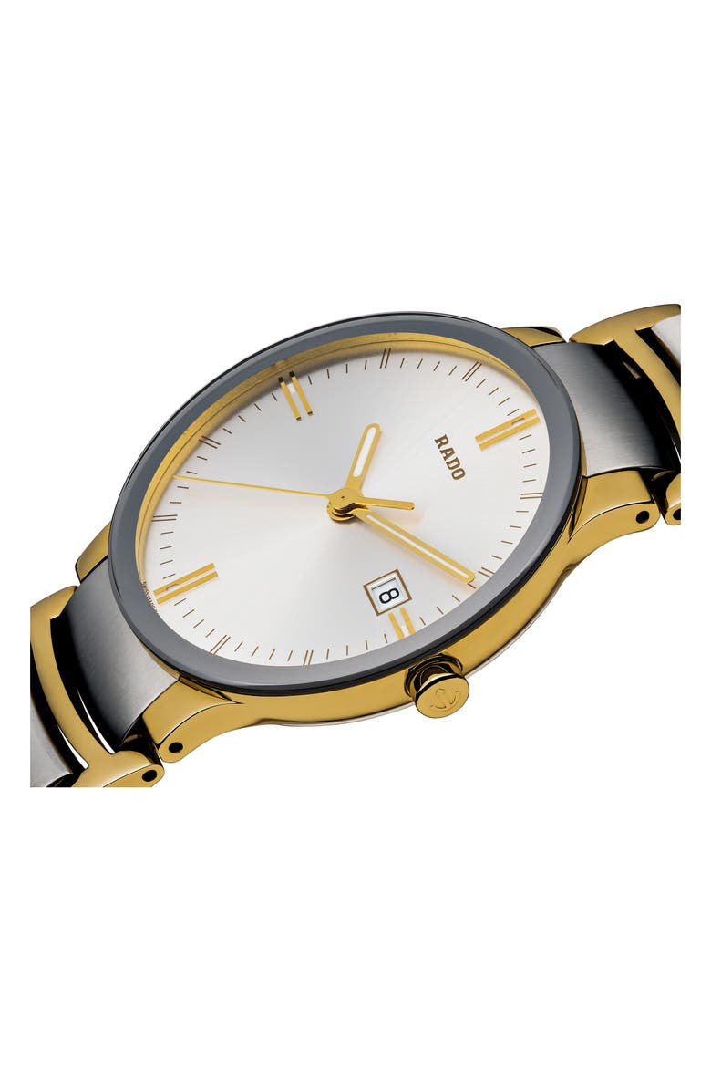 RADO Centrix Bracelet Watch, 38mm, Alternate, color, 