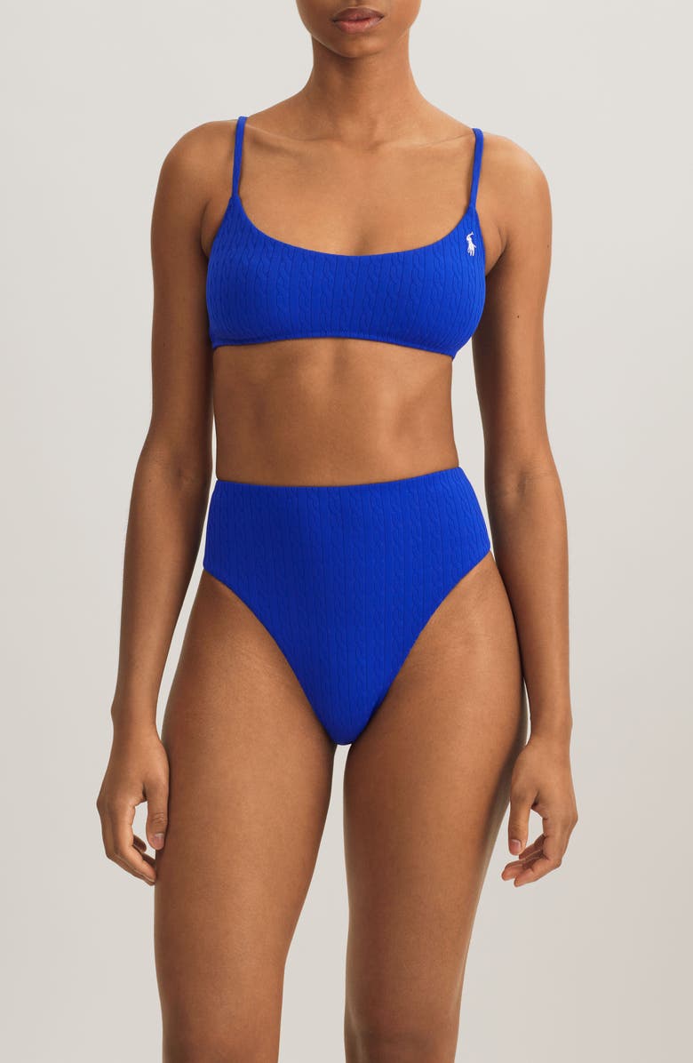 Polo Ralph Lauren Kennedy Bikini Top, Alternate, color, Ultramarine