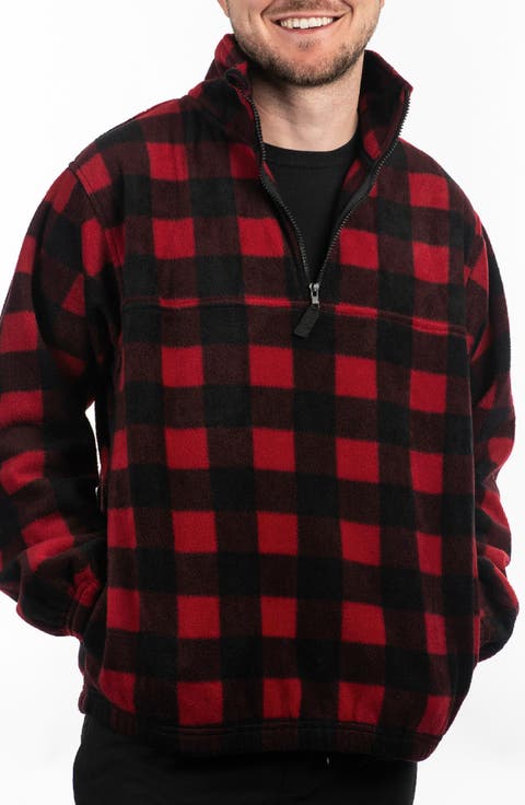 Polar Fleece Quarter Zip Sweatshirt