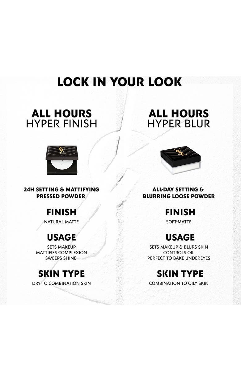 Yves Saint Laurent All Hours Hyper Blur Soft-Focus Loose Powder, Alternate, color, 01 Translucent