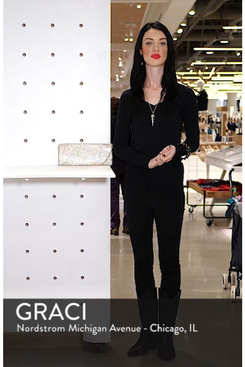 Crystal Mesh Foldover Clutch video
