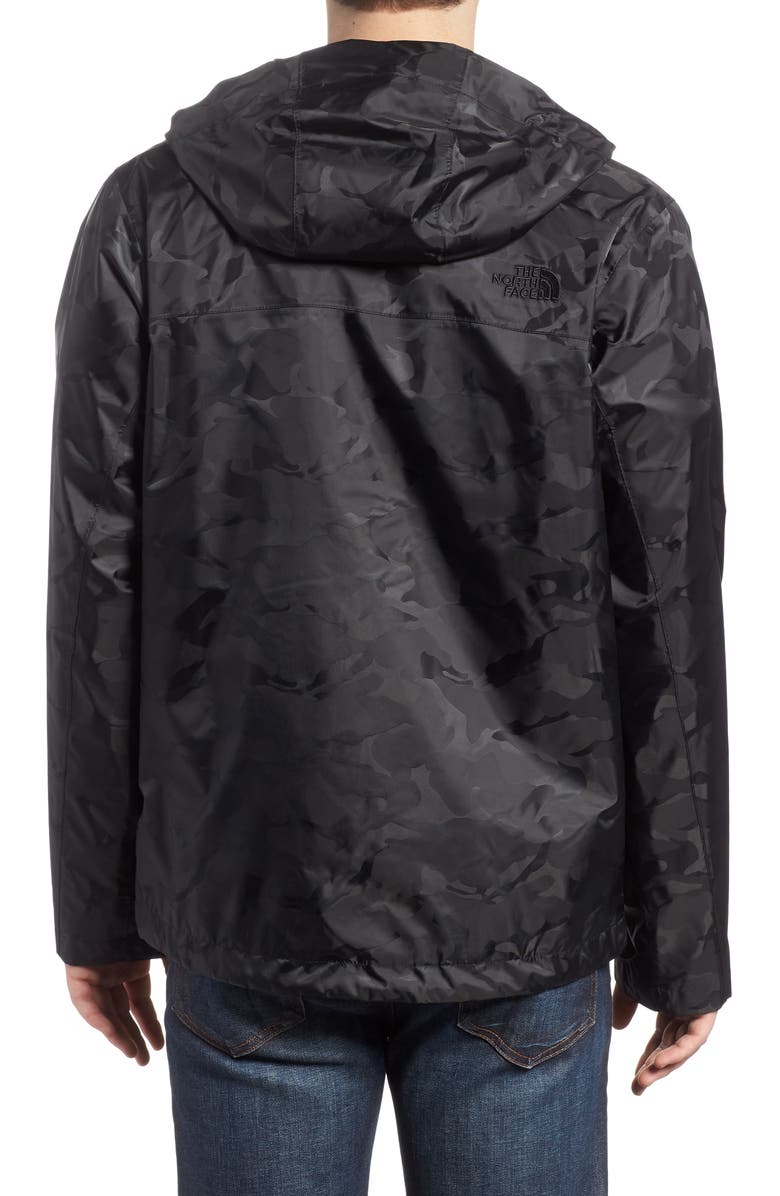 The North Face Millerton Hooded Waterproof Jacket, Alternate, color, 