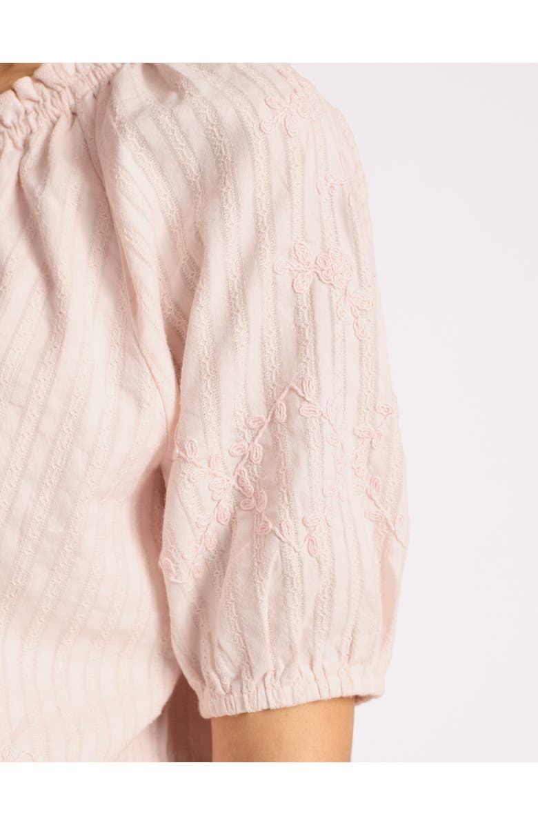 Albaray Embroidered Scoop Neck Blouse, Alternate, color, Pink