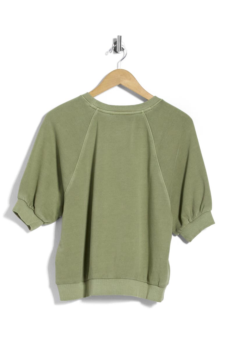 Queenie Short Sleeve Sweatshirt, Alternate, color, LAUREL