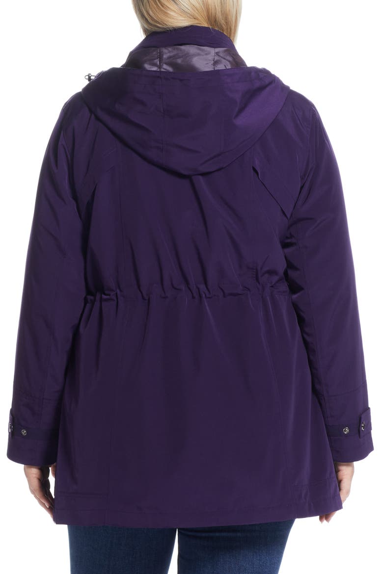 Water Resistant Rain Jacket, Alternate, color, PURPLE SHADOW