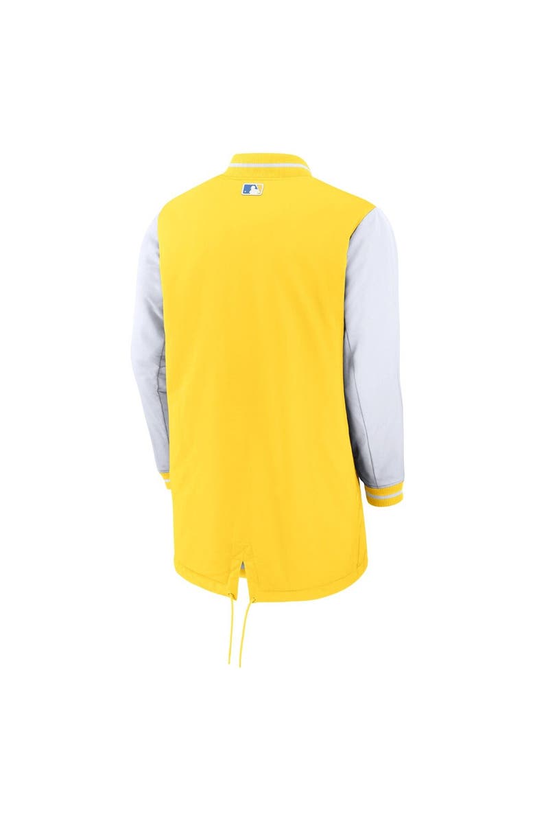 Nike Men's Nike Yellow Boston Red Sox City Connect Full-Zip Dugout Jacket, Alternate, color, Yellow