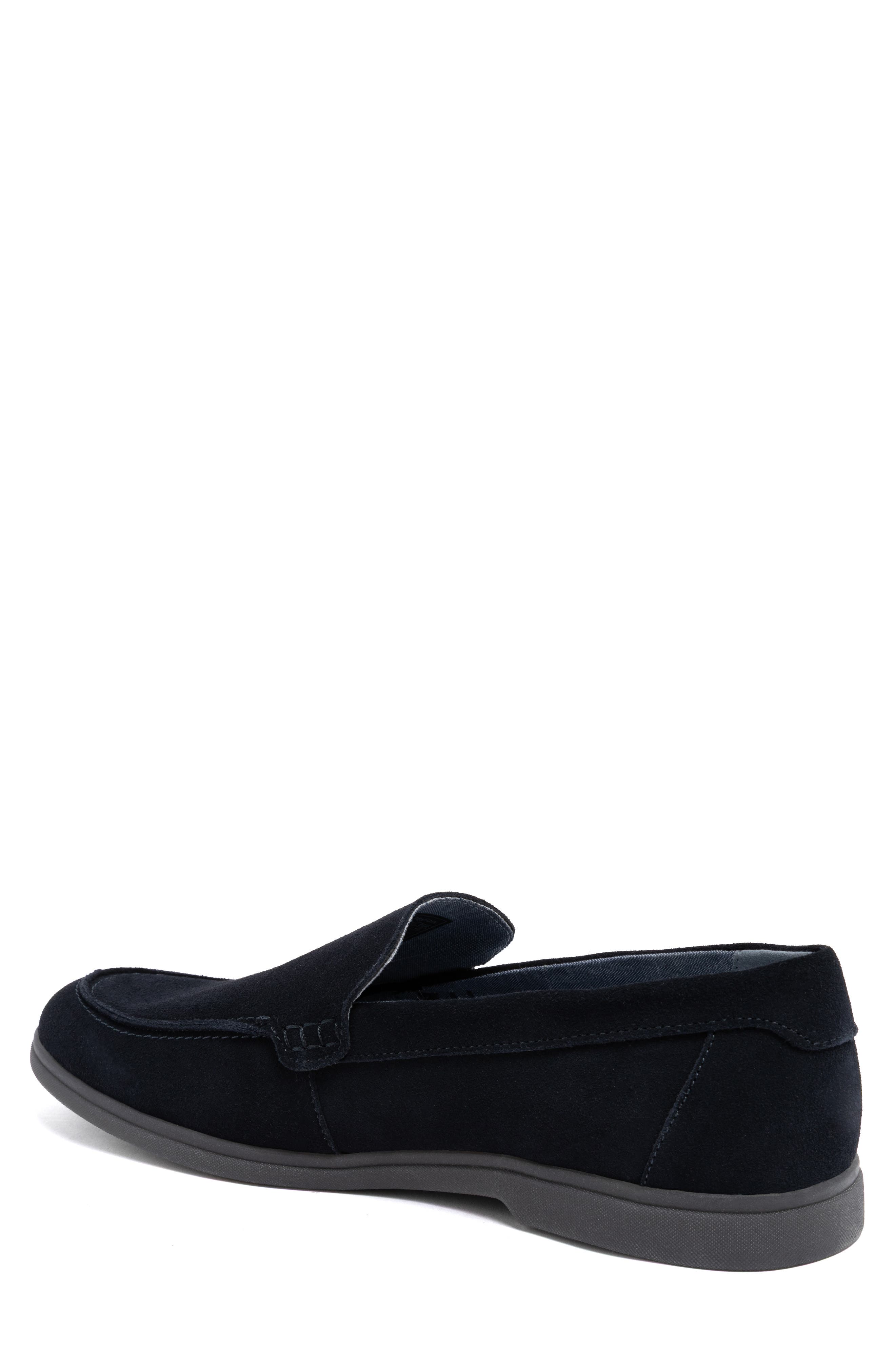 Rayne Leather Loafer, Alternate, color, NAVY