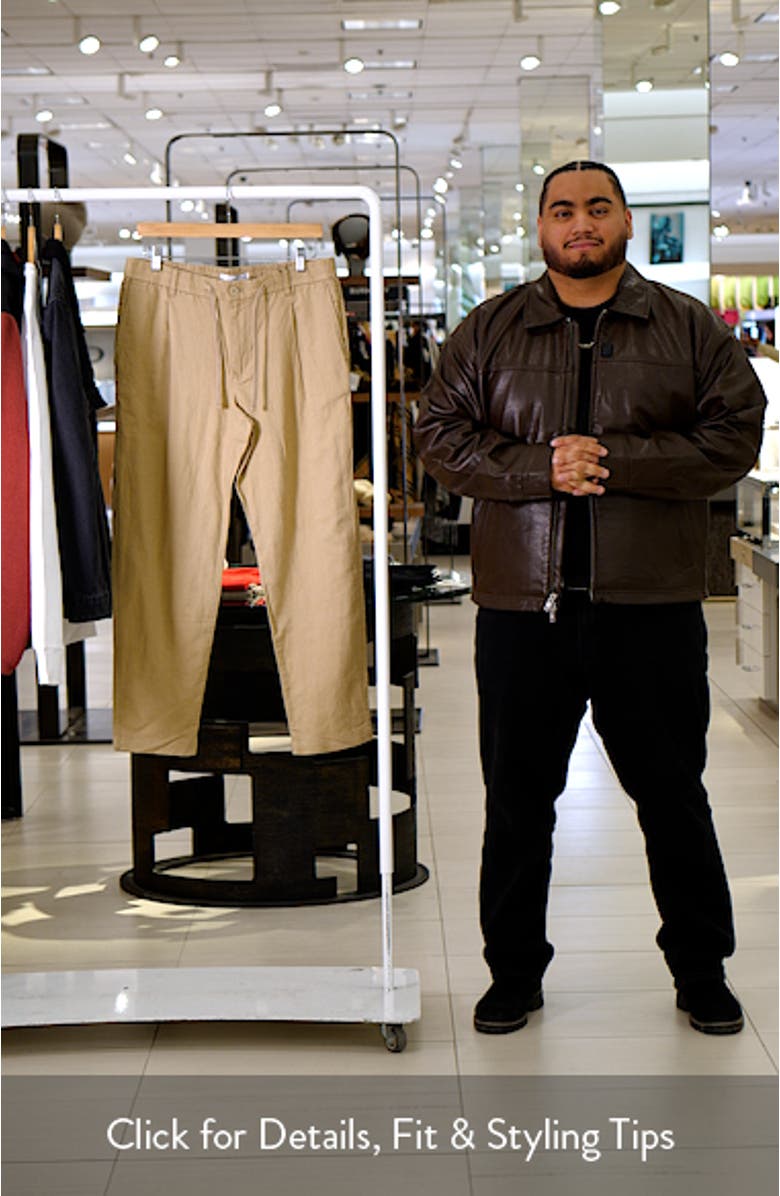 Slim Fit Drawstring Pants, sales video thumbnail