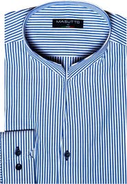 MASUTTO Ashley Tulip Stand Up Collar Long Sleeve Shirt