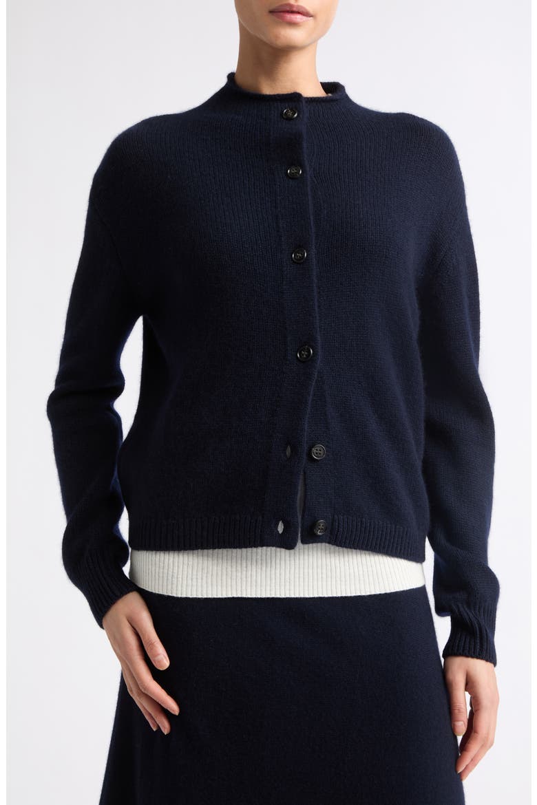 Zirelle Cashmere Cardigan, Alternate, color, NAVY