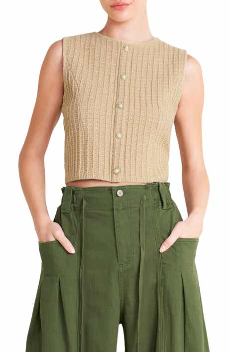 FREEMARKET Ribbed Knit Sweater Tank