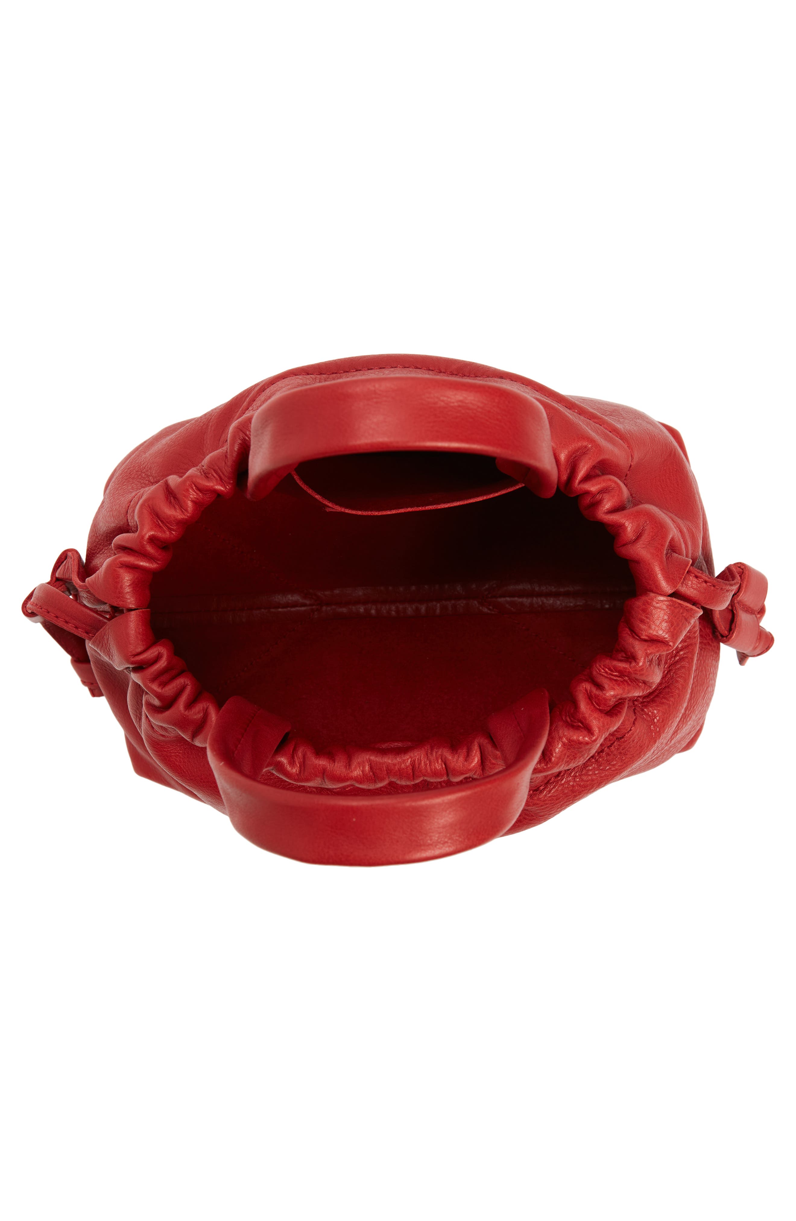 Mini The Piazza Leather Crossbody Bag, Alternate, color, SCARLET