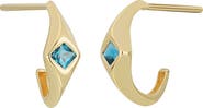 Bony Levy 14K Gold Half Hoop Earrings