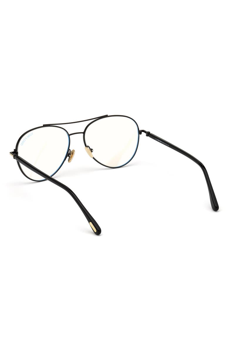 TOM FORD 55mm Blue Light Blocking Glasses, Alternate, color,