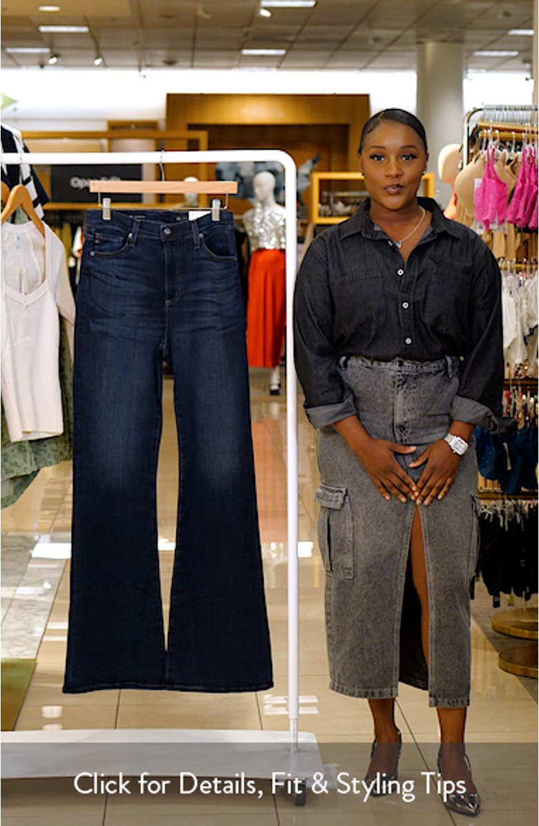 Madi High Waist Flare Jeans, sales video thumbnail