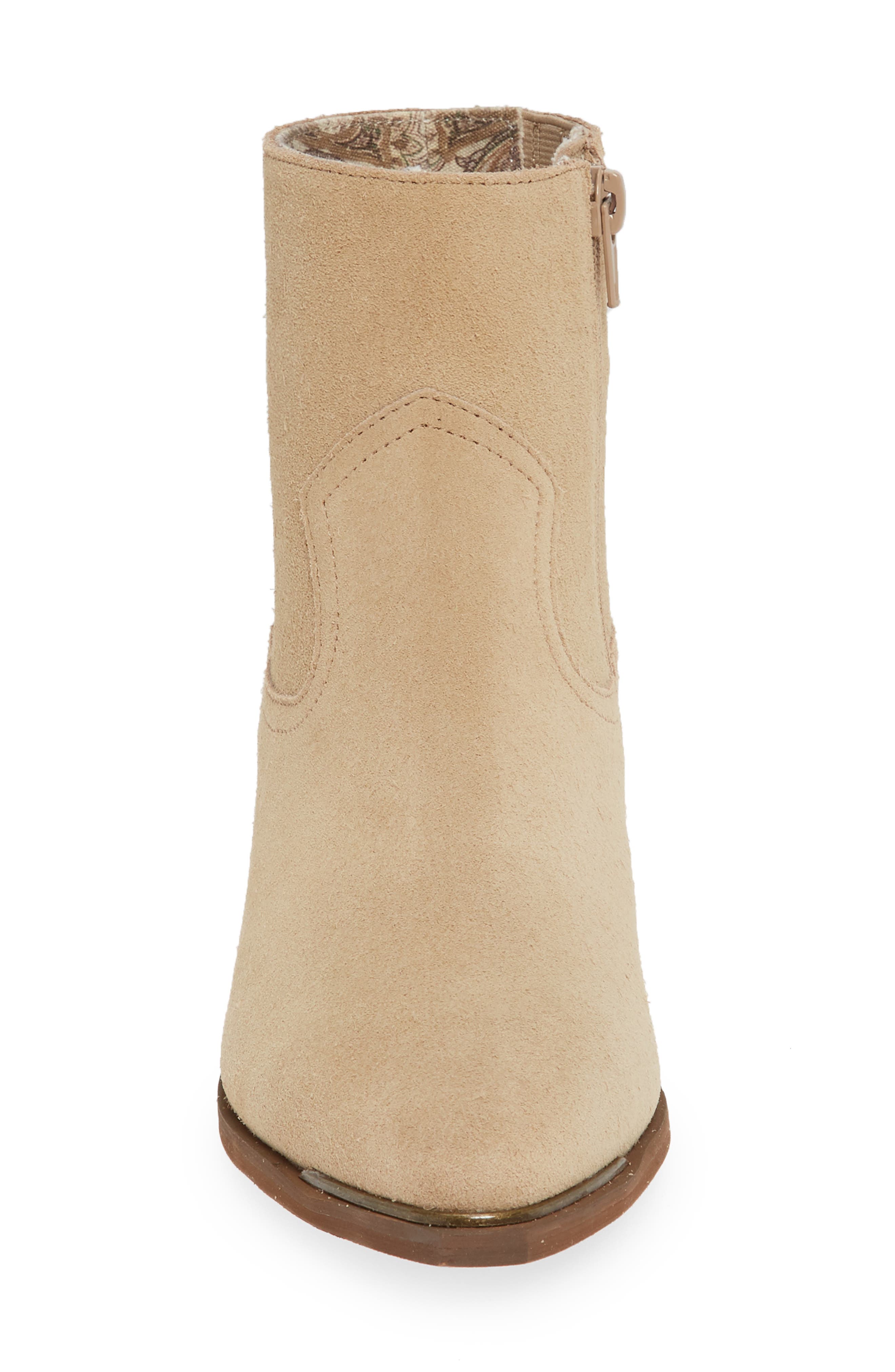 Band of Gypsies Creed Bootie, Alternate, color, NATURAL SUEDE