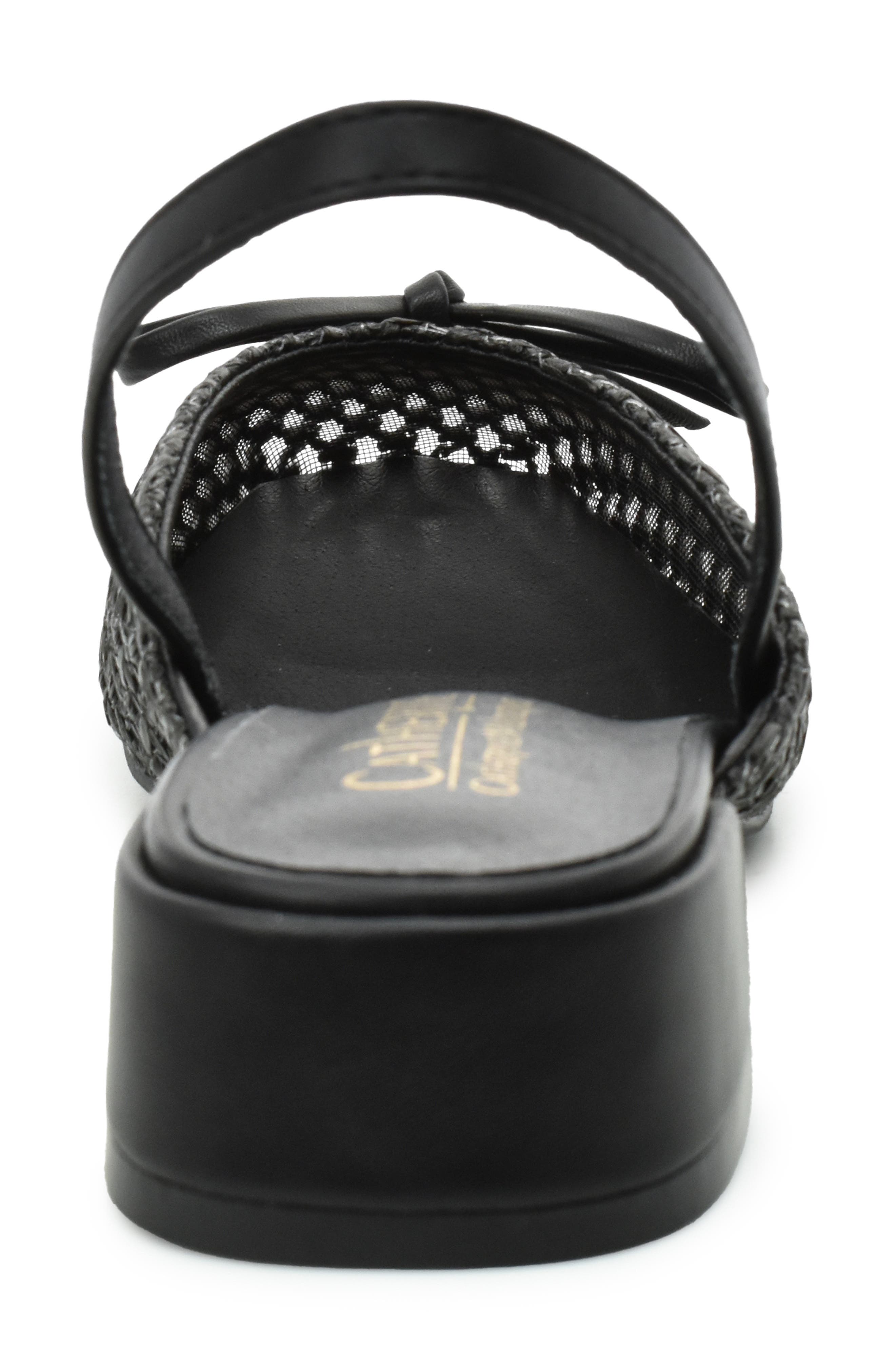 Catherine Catherine Malandrino Slingback Raffia Mule Flat, Alternate, color, 