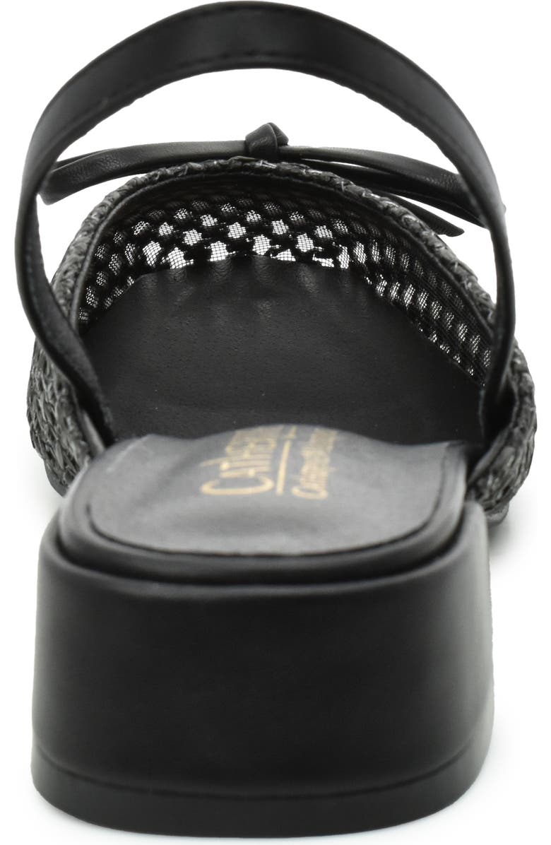 Catherine Catherine Malandrino Slingback Raffia Mule Flat, Alternate, color,