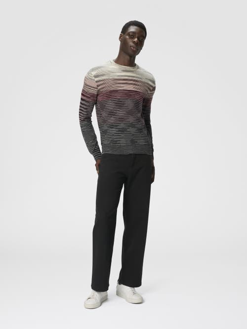Missoni Crew Neck Sweater In Pure Flame Wool In Multi