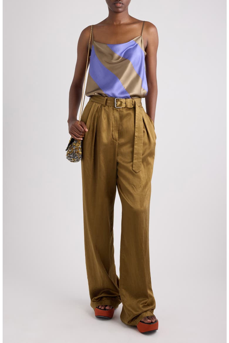 Bias Stripe Camisole, Alternate, color, LAVENDER
