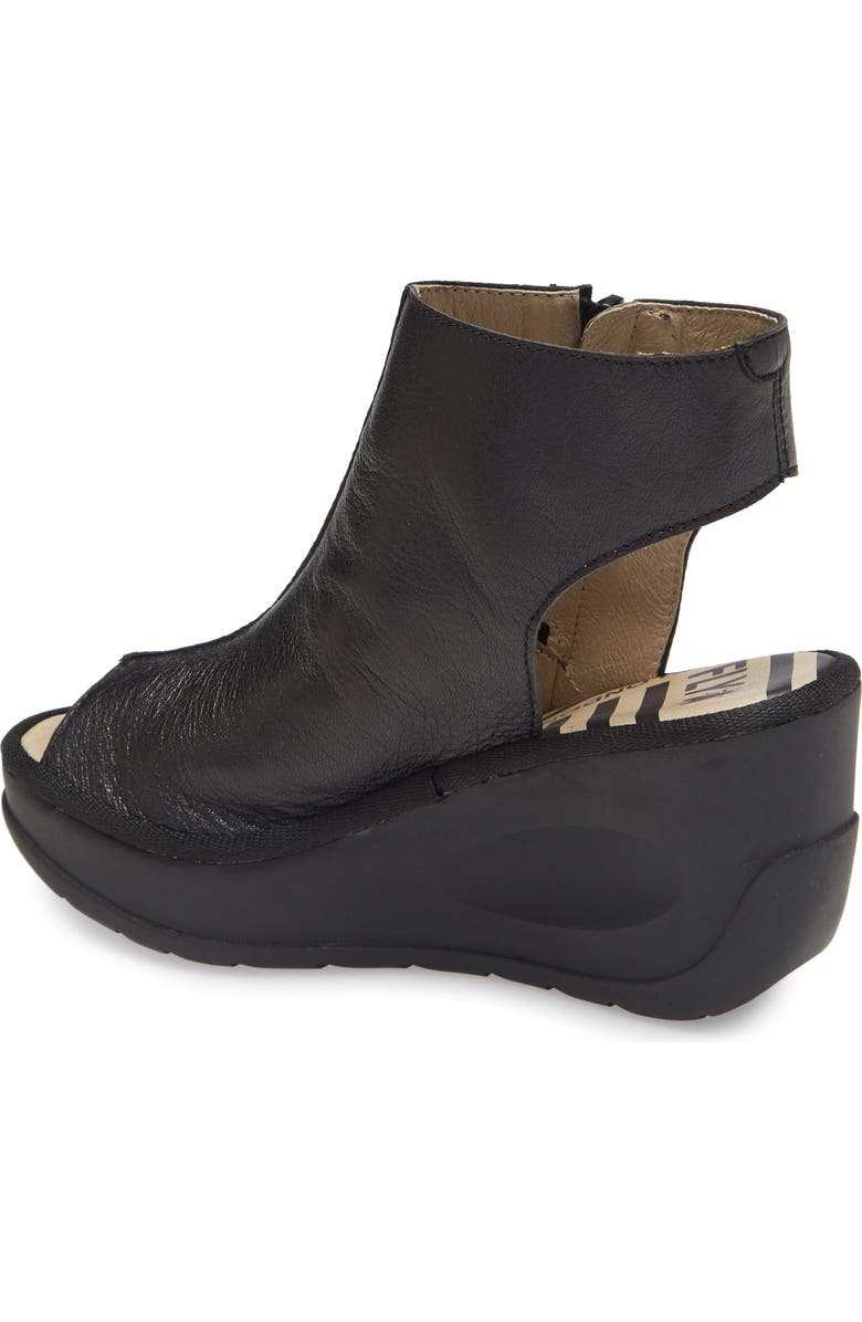 Fly London Jape Wedge Sandal, Alternate, color,