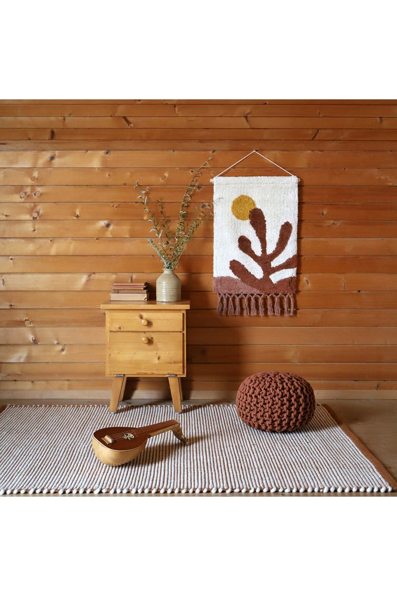 Wall Hanging Botanica, Alternate, color, WHITE & BOWN