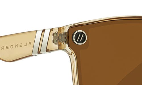 Blenders Eyewear Millenia X2 138.5mm Polarized Square Sunglasses In Brown