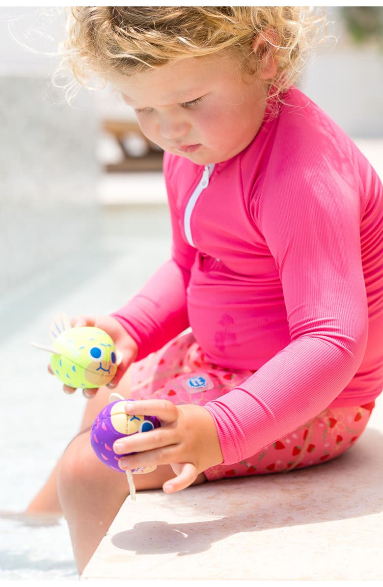 Splash About Mini Neoprene Pufferfish Pool Balls - Pack of 3, Alternate, color, Multicoloured