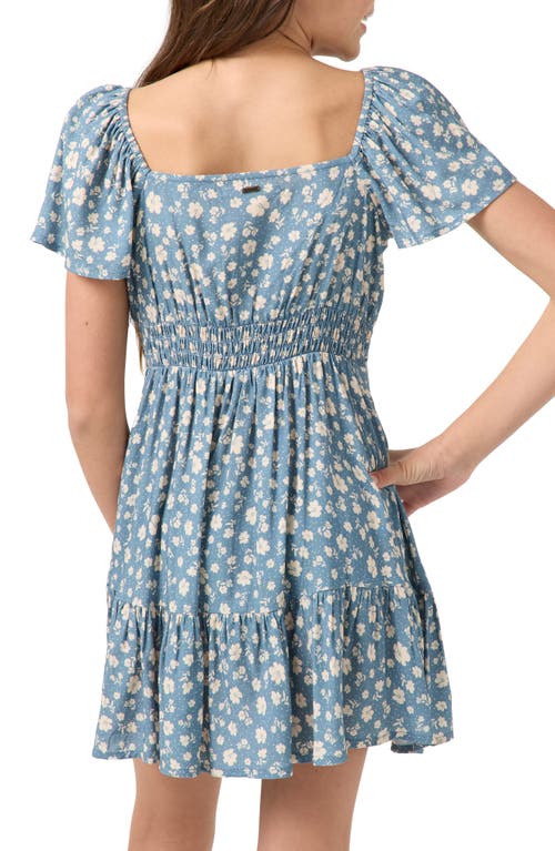 O'neill Kids' Langley Primrose Floral Dress In Blue